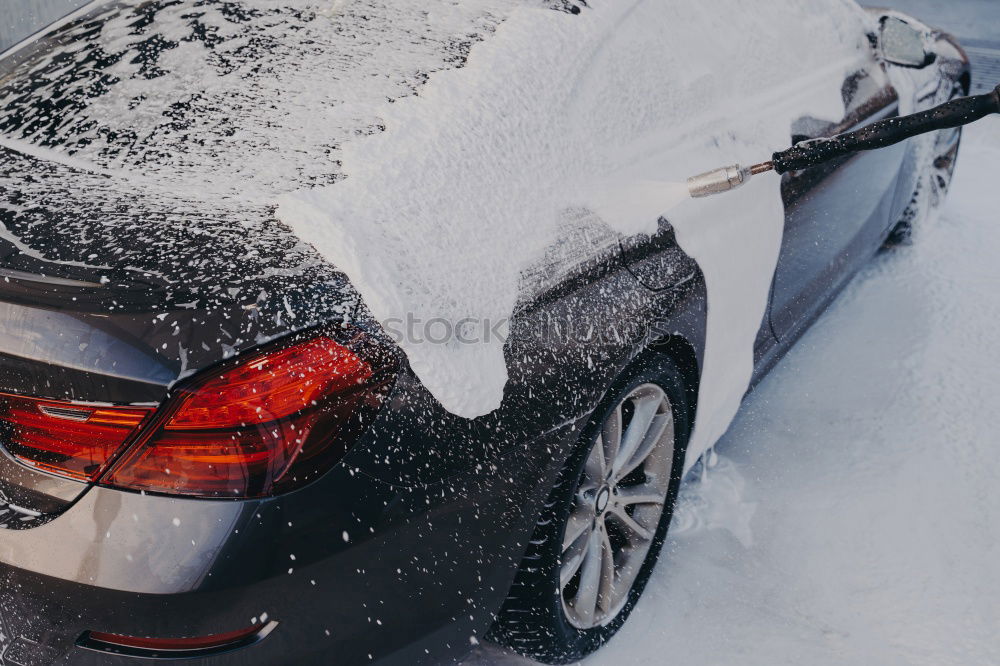 Similar – Image, Stock Photo Snow heart shape on car.