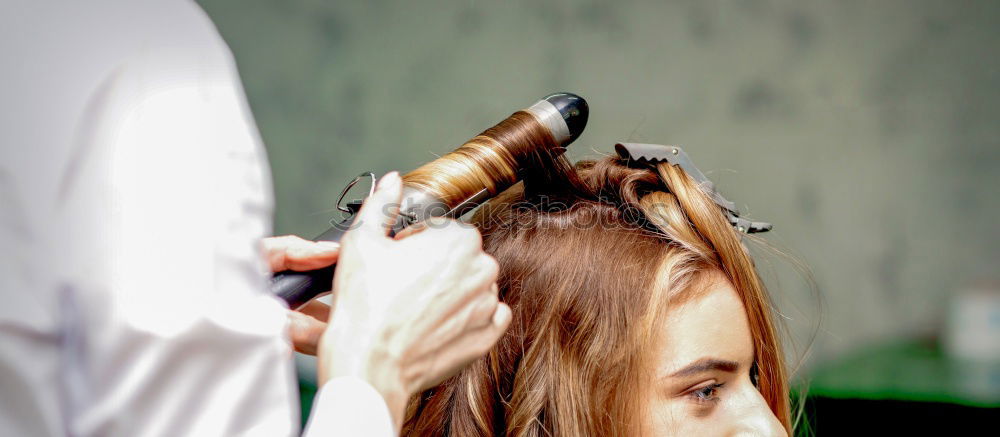 Similar – Image, Stock Photo hair stylist hairdresser