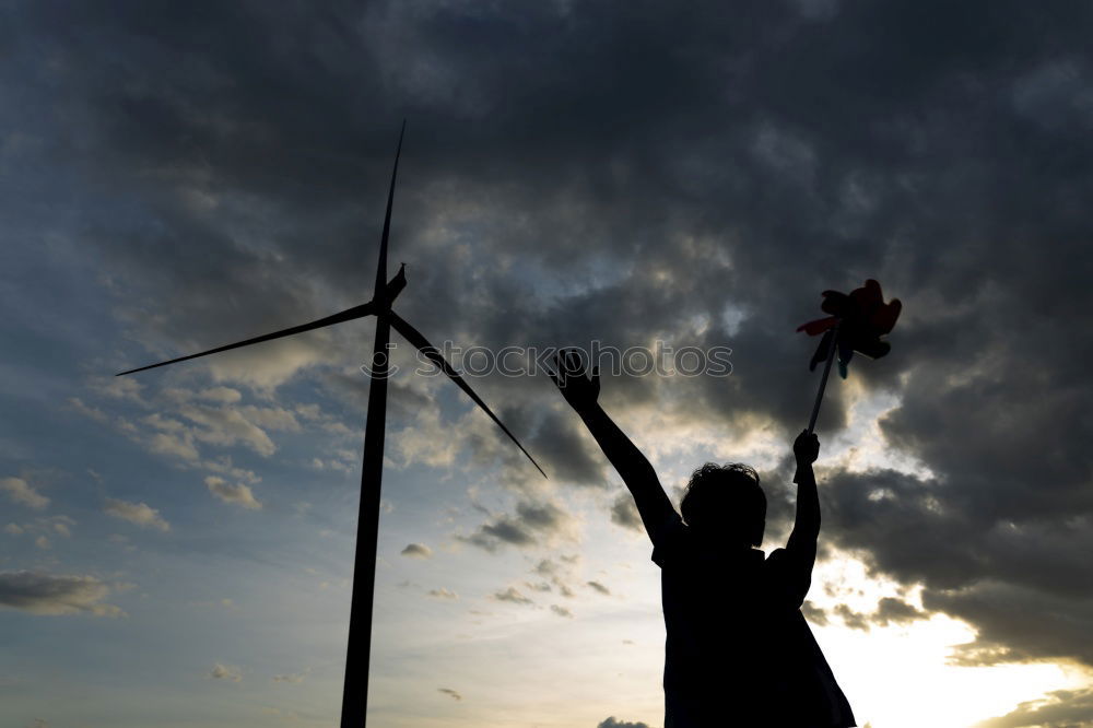 Similar – Image, Stock Photo wind power Technology