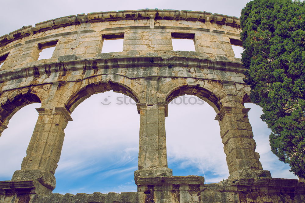 Image, Stock Photo Detail view of Taormina, Sicily, Italy