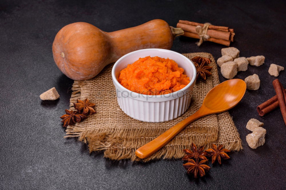Similar – Image, Stock Photo Fresh carrot juice in a glass jar on a wooden surface