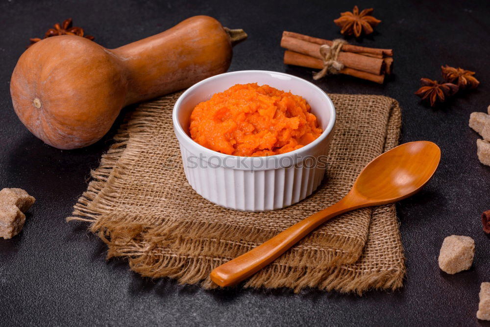 Similar – Image, Stock Photo Fresh carrot juice in a glass jar on a wooden surface