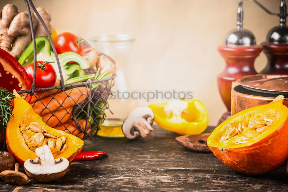 Similar – Image, Stock Photo Autumn seasonal dishes cooking