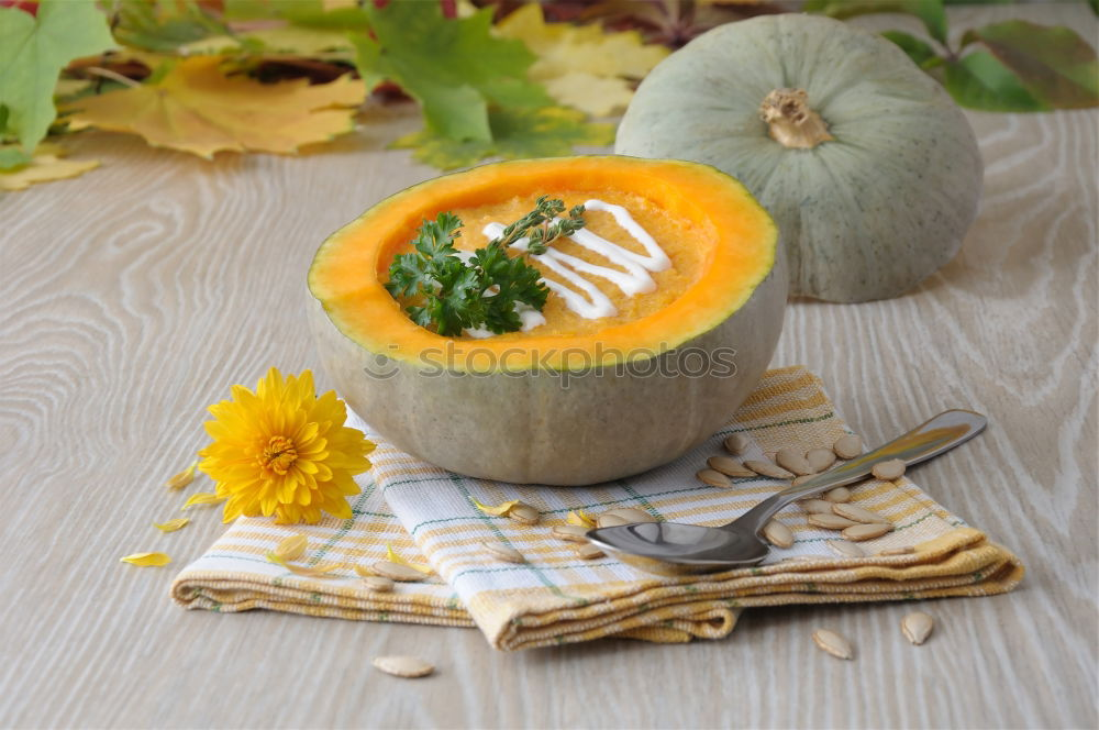 Similar – autumn soup Food Vegetable