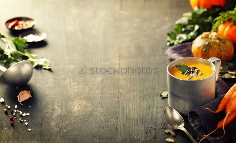 Image, Stock Photo Fresh vegetables on a wooden table