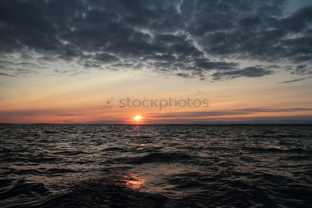 Similar – Image, Stock Photo Sunset at the port of Selce