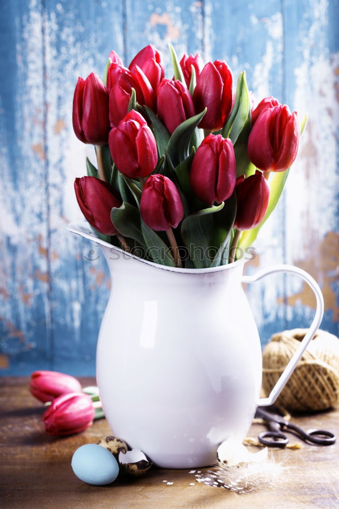 Similar – Image, Stock Photo Shopping bag with beautiful tulips