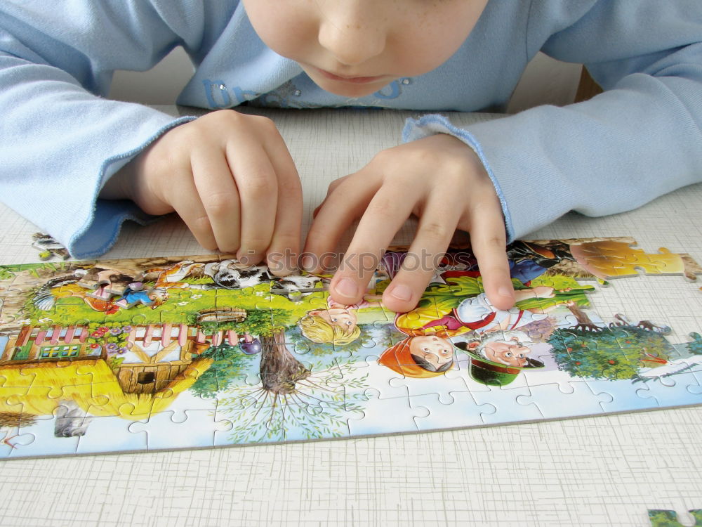 Similar – Image, Stock Photo do a jigsaw puzzle