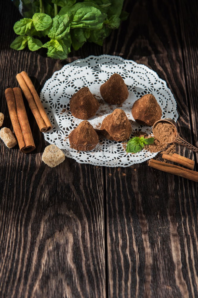 Similar – Image, Stock Photo Fried chestnuts in bowl on the kitchen table