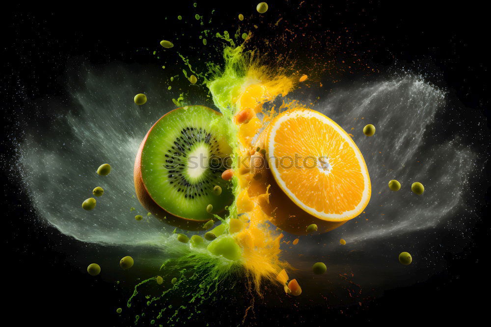 Similar – Image, Stock Photo Fresh cut oranges bio