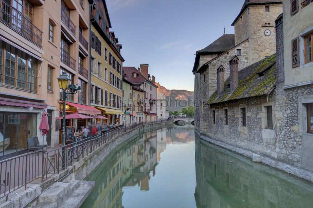 Similar – Image, Stock Photo Annecy by night, France