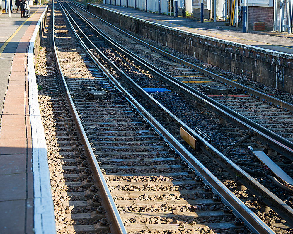 Similar – Image, Stock Photo from the train to the sea