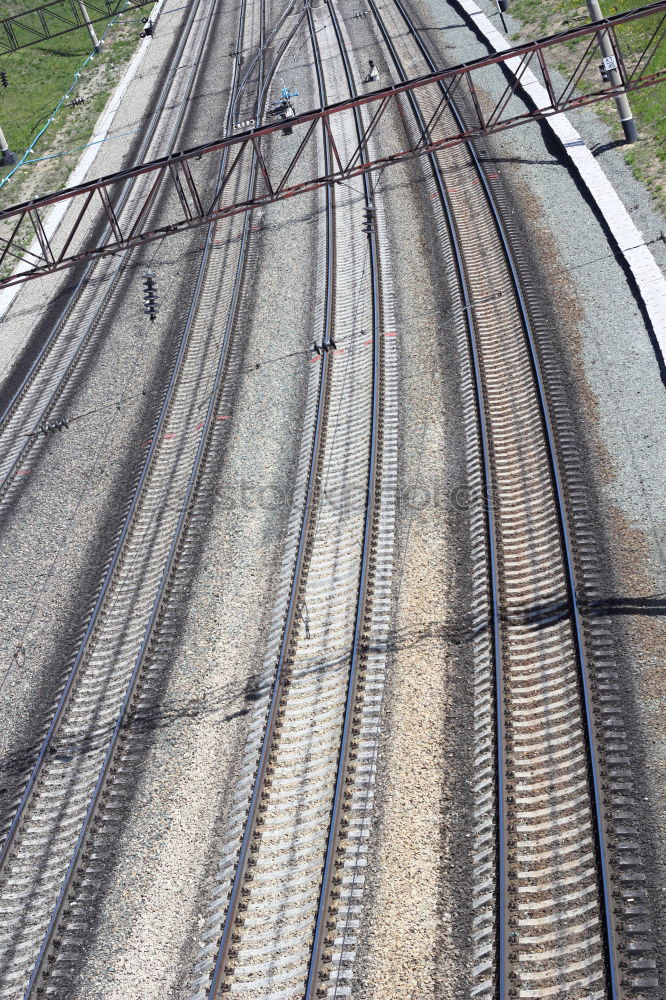 Similar – Image, Stock Photo tracks Railroad tracks