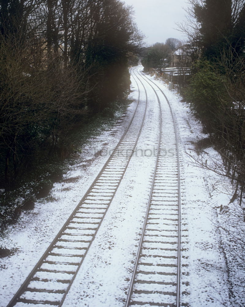 Similar – siding Railroad tracks