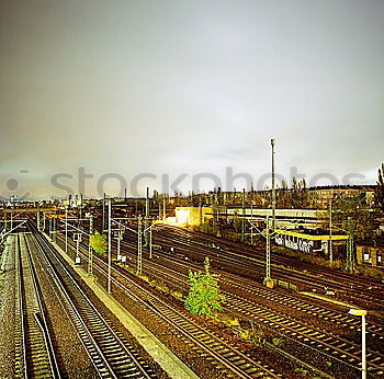 Similar – sky train Railroad tracks