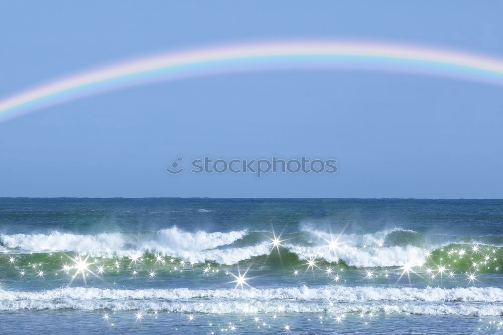 Similar – Foto Bild Ende des Regenbogens Natur