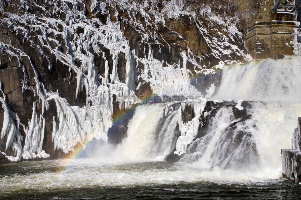 Similar – Image, Stock Photo Water falls Mountain