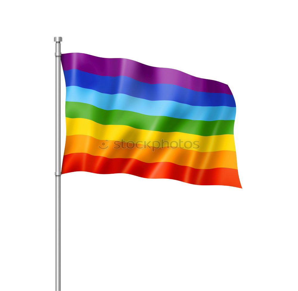 Similar – Image, Stock Photo Rainbow flag as symbol of the lesbian and gay movement