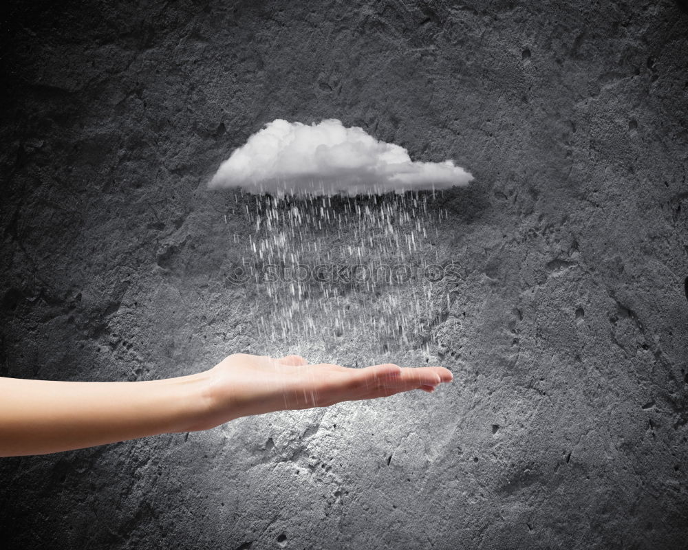 Similar – Image, Stock Photo Hand holds pink cotton candy