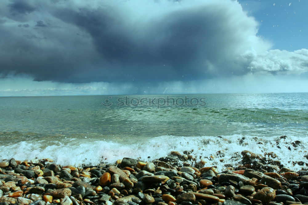 Similar – Foto Bild Strand Strandkorb Meer