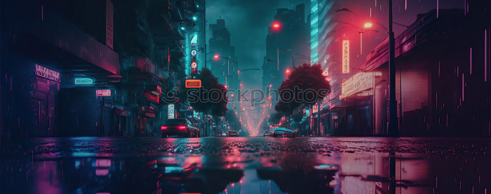 Similar – Image, Stock Photo Gate and bridge at night
