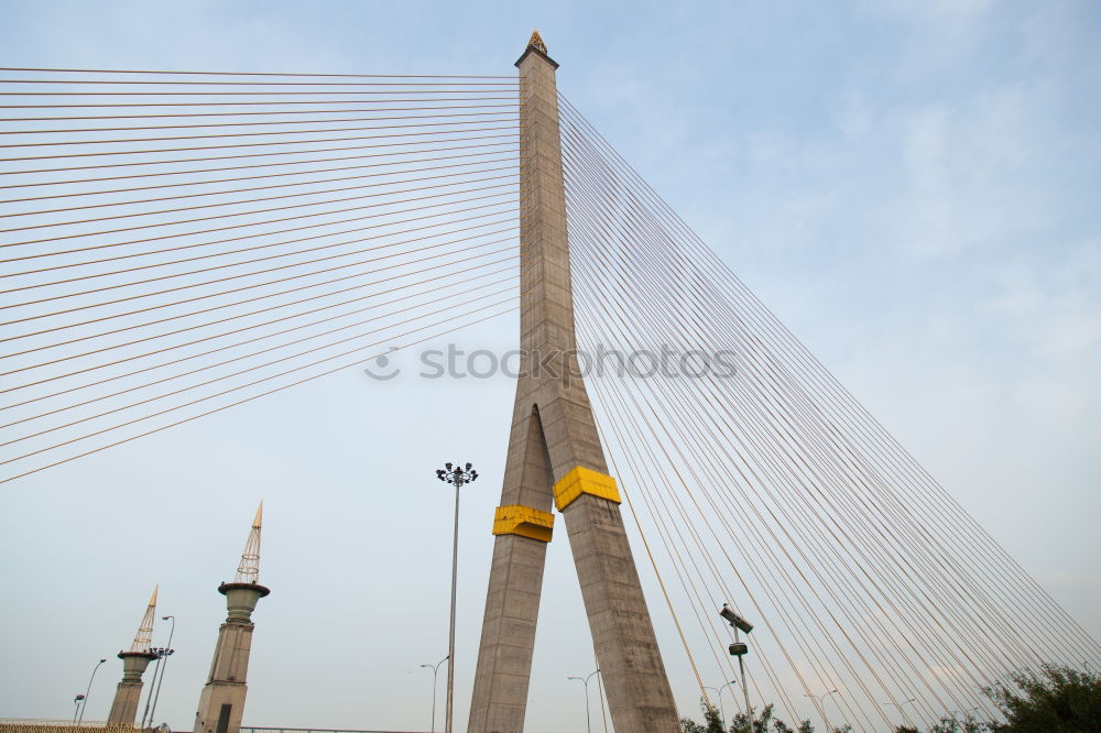 Image, Stock Photo Suspension bridge in Jiangyin