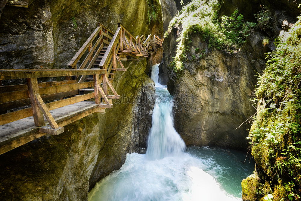 Image, Stock Photo Ice cold river in the Alps