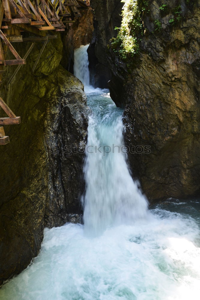 Similar – Image, Stock Photo Ice cold river in the Alps