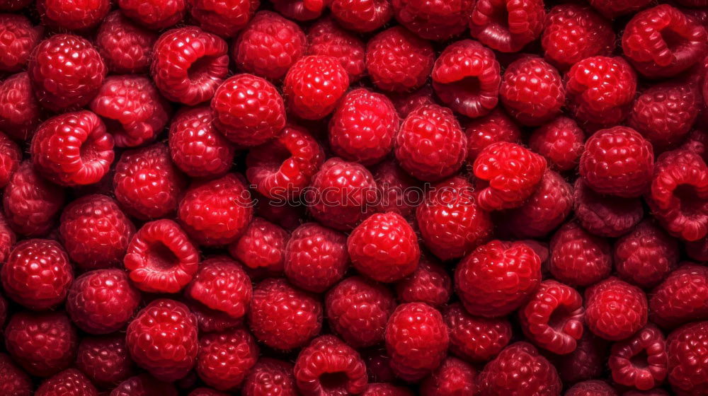 Similar – Image, Stock Photo Raspberries in close-up