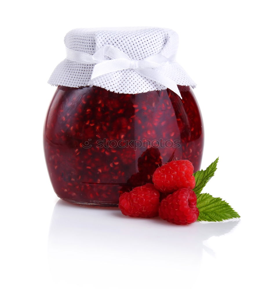 Similar – Image, Stock Photo Currant jam in a preserving jar