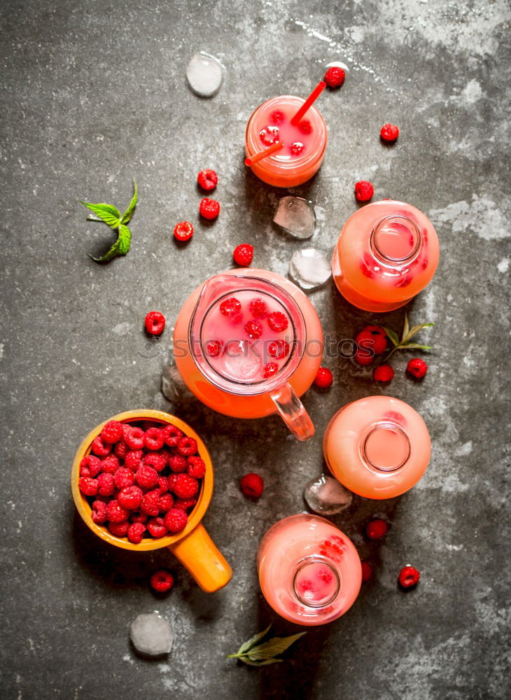 Similar – Homemade jam on wooden table