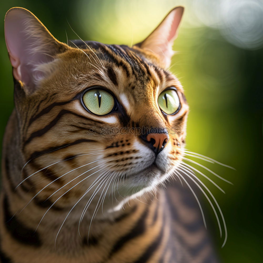 Similar – Image, Stock Photo bengal cat Lifestyle