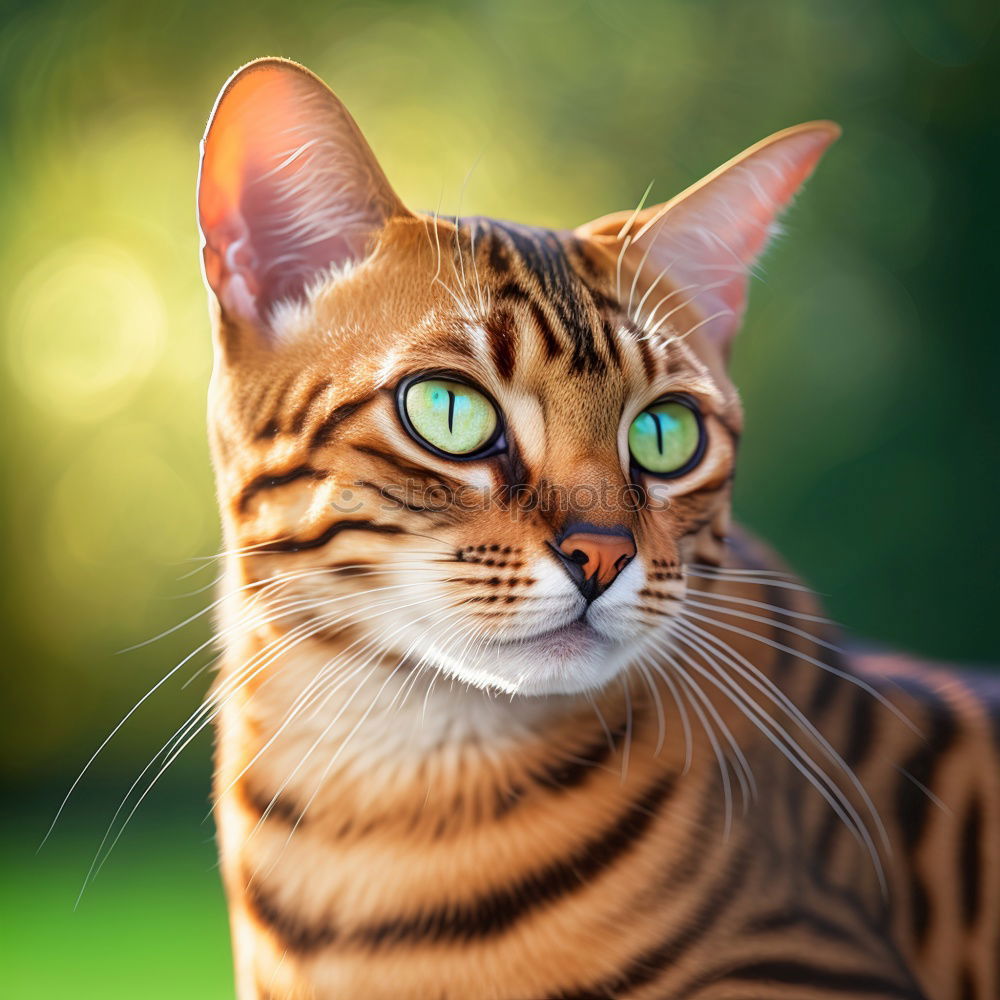 Similar – Image, Stock Photo bengal cat Lifestyle