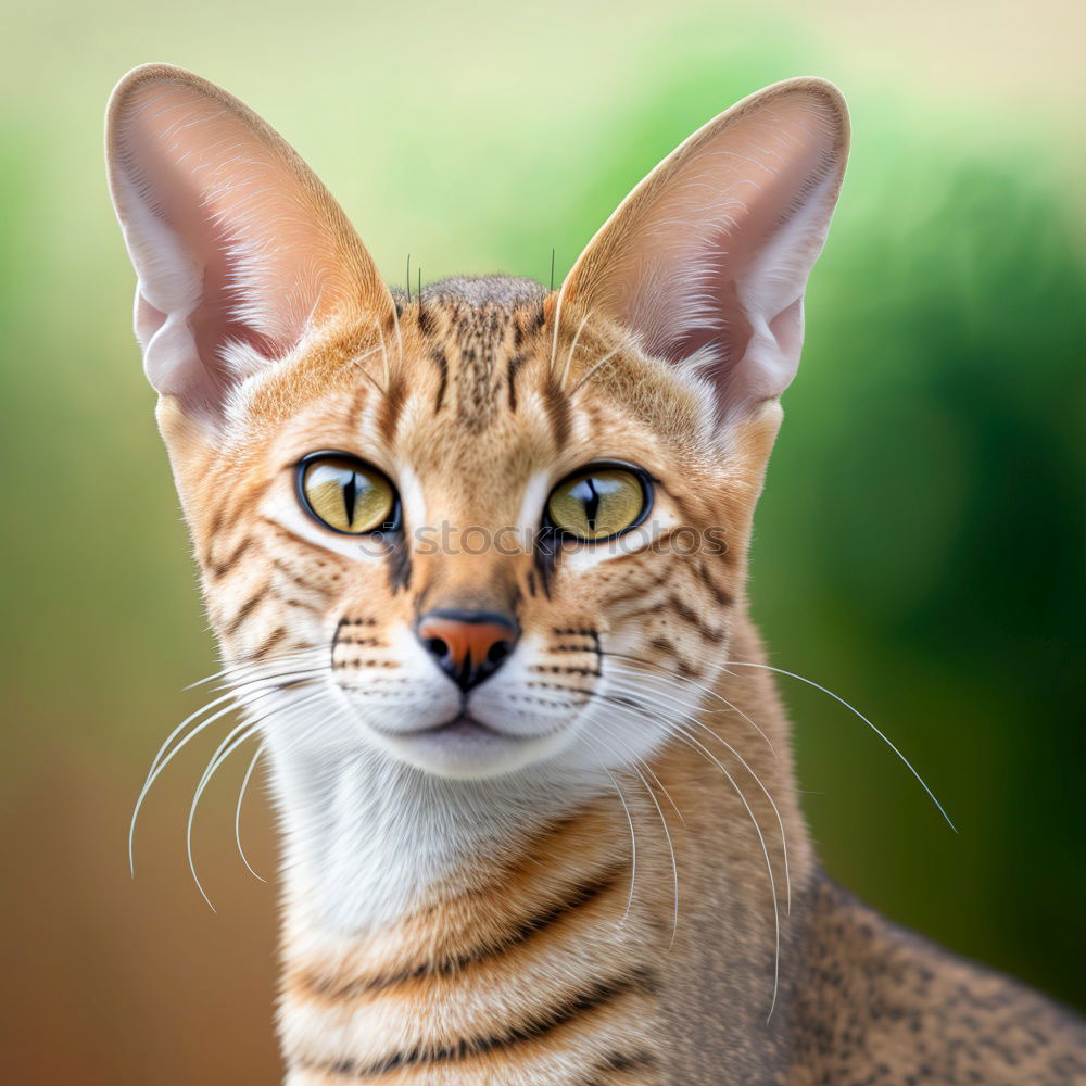 Similar – A Bengal Kitten looking under a sofa