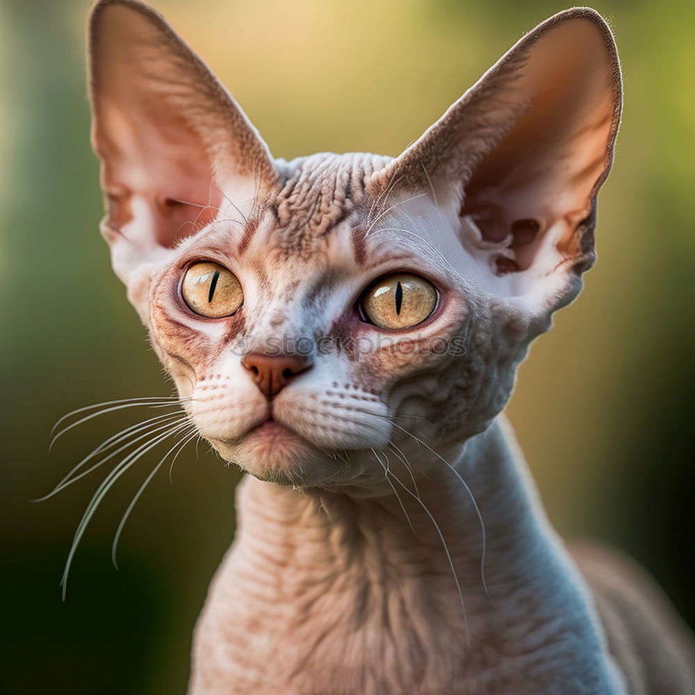 Similar – Image, Stock Photo cat Pet Fear Eyes watch