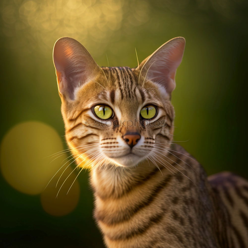 Similar – A Bengal Kitten looking under a sofa