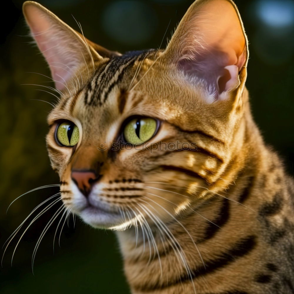 Image, Stock Photo Bengal cat Animal Pet Cat