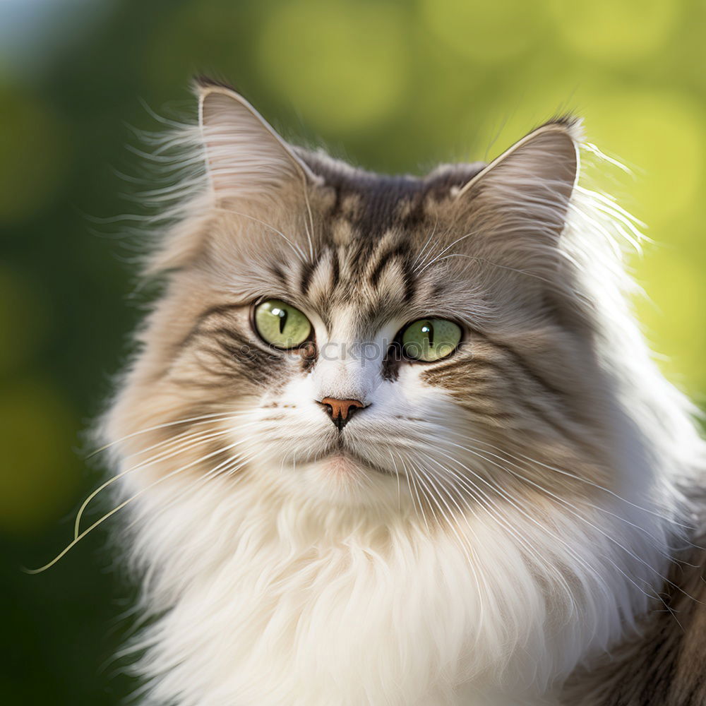 Similar – Image, Stock Photo Cat in a tree. Animal