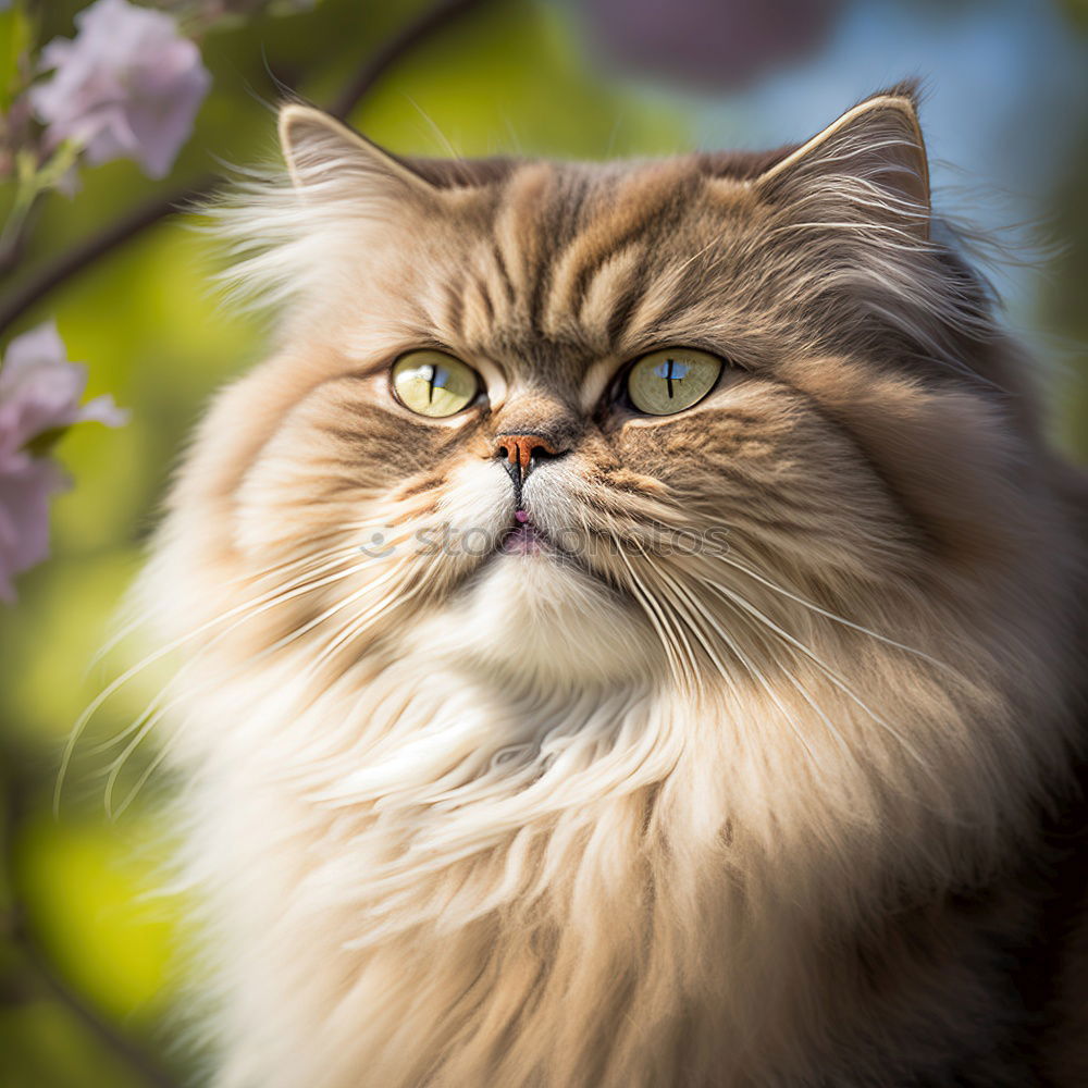 Similar – Image, Stock Photo Cat in a tree. Animal