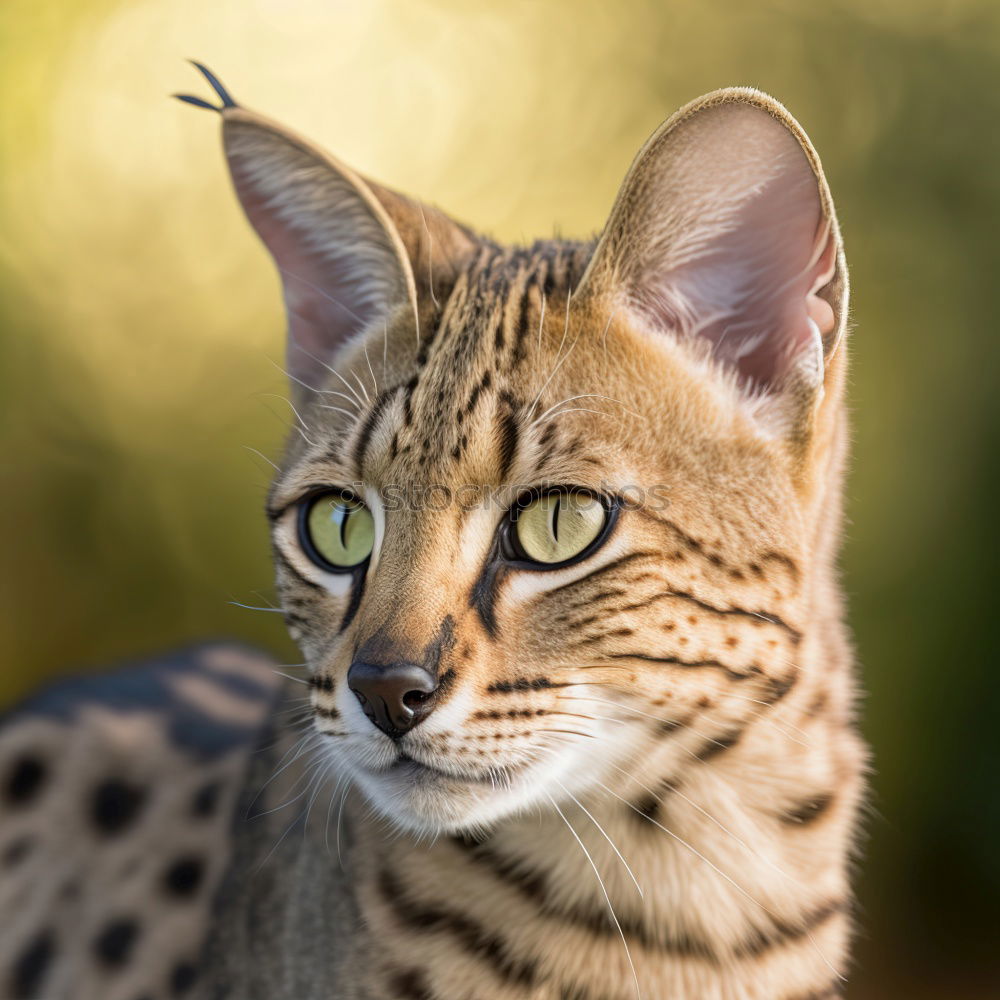 Similar – A Bengal Kitten looking under a sofa