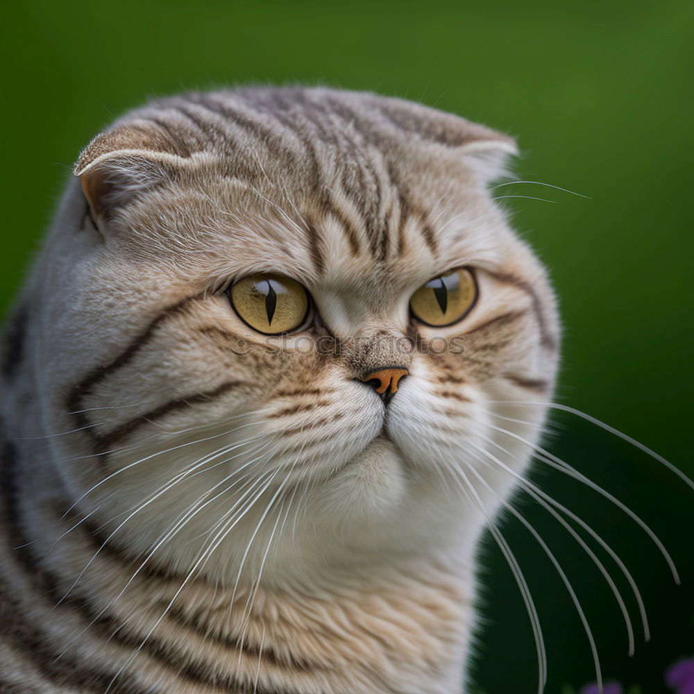 Similar – European wildcat portrait close up