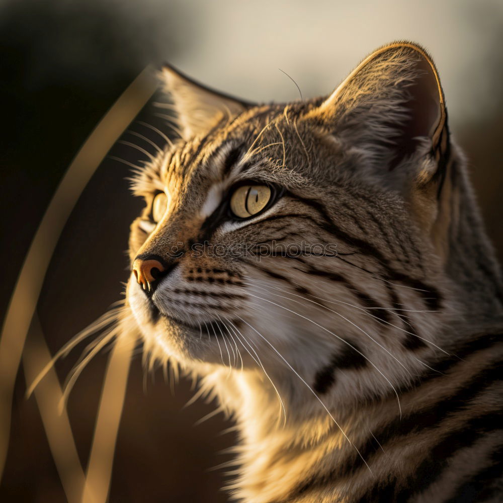 Similar – Close up portrait of manul kitten