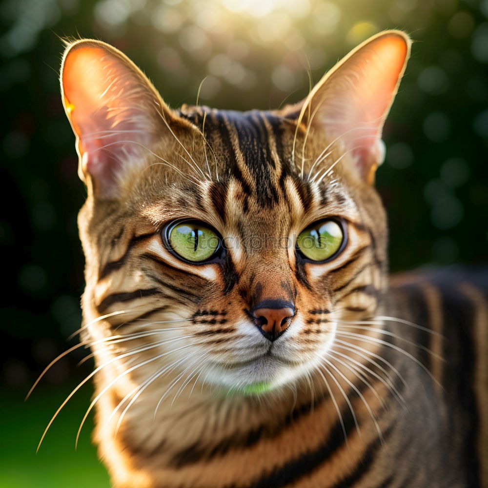 Similar – Image, Stock Photo Bengal cat Animal Pet Cat