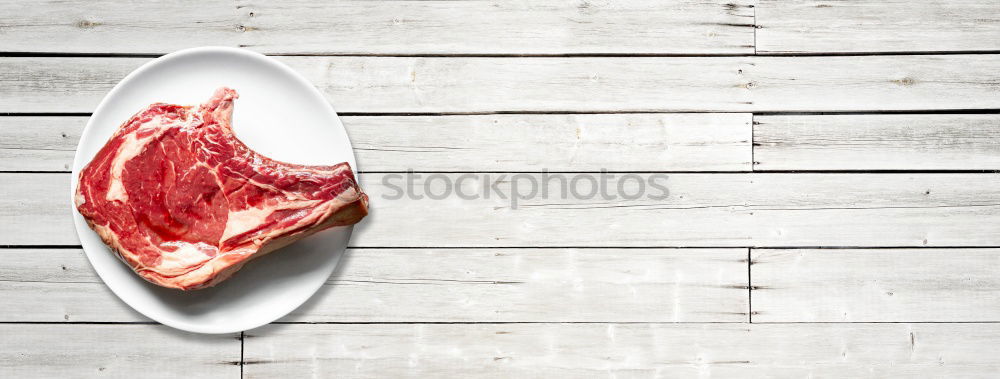 Similar – Foto Bild Schweinefilet Stücke mit Fleischmesser