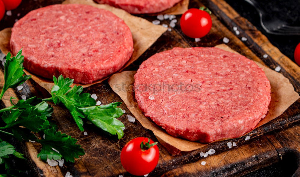 Similar – Image, Stock Photo burger time Food Meat