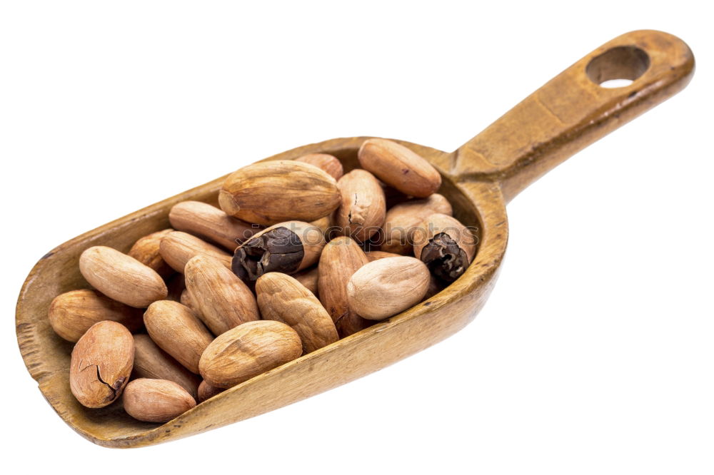 Similar – Soy beans on wooden spoon and wooden table