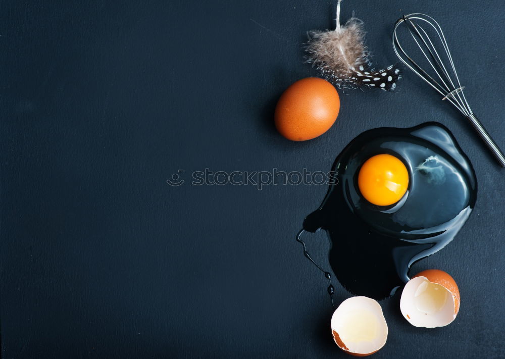 Image, Stock Photo Oranges on dark background