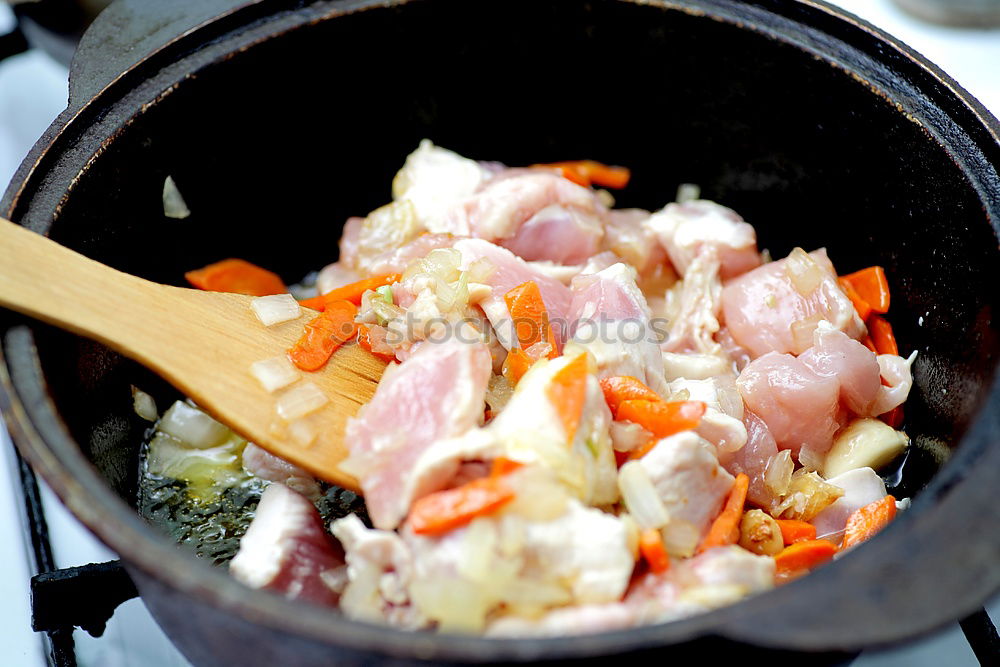 Similar – Image, Stock Photo soup chicken Cooking