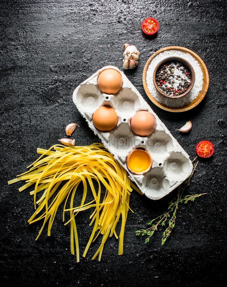 Similar – Image, Stock Photo Potatoes with rosemary, garlic and spices, ingredients