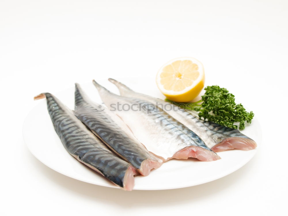 Similar – Prepare fresh fish with lemon and oil